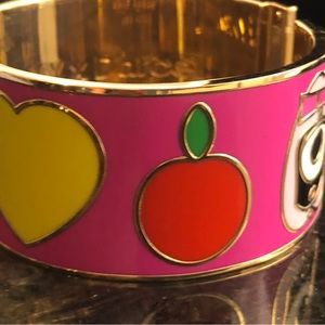 Kate Spade x Darcel Enameled Cuff ‘Loves NY’ Bangle Bracelet